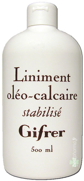 Liniment Oléo-Calcaire Stabilisé Gifrer 500 ml