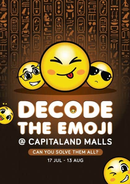 Decode the Emoji Campaign by CapitaLand Malls
