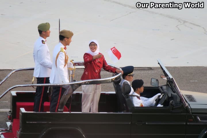 National Day Parade 2017 Speaker of Parliament Halimah Yacob