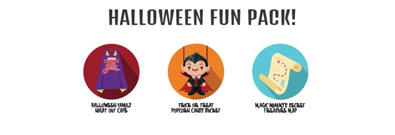 QIREN Organisation Halloween Family Night out Halloween Fun Pack