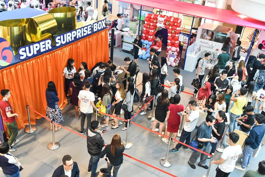 Lazada Birthday Festival Surprise Box Plaza Singapura