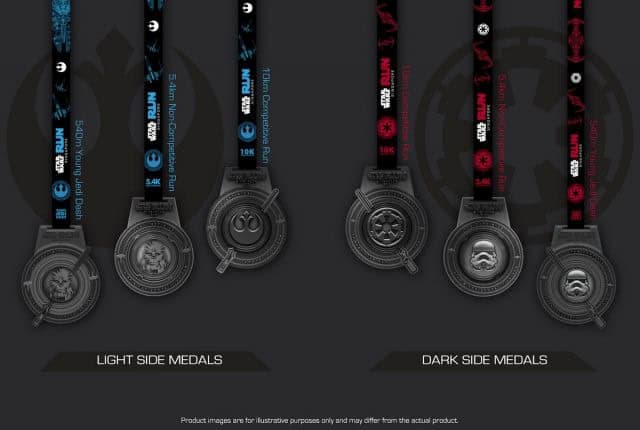 Star Wars Run Medals