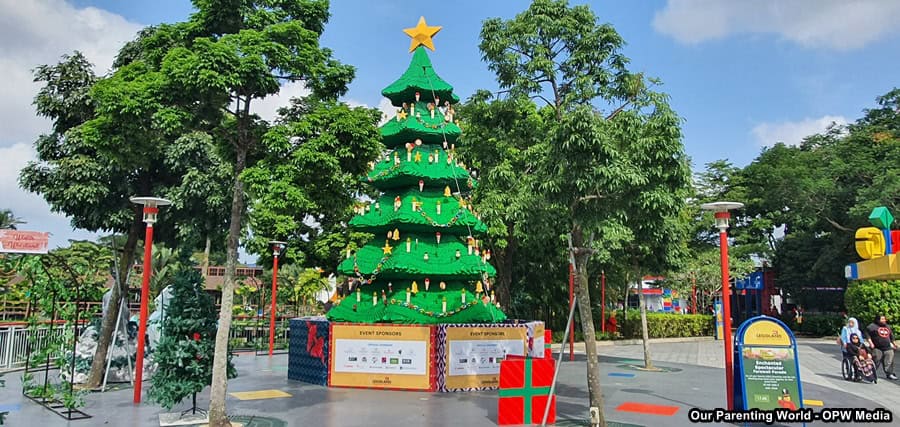 life size lego christmas tree