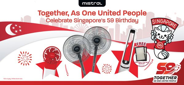 Catch the festive air: Celebrate Singapore’s National Day with Mistral