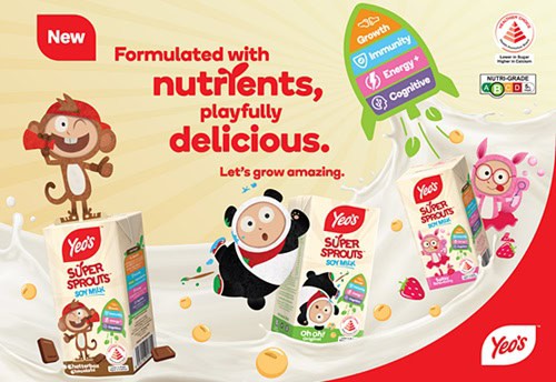 Yeo’s Launches SuperSprouts™ Soy Milk: A Nutritional Powerhouse for Kids