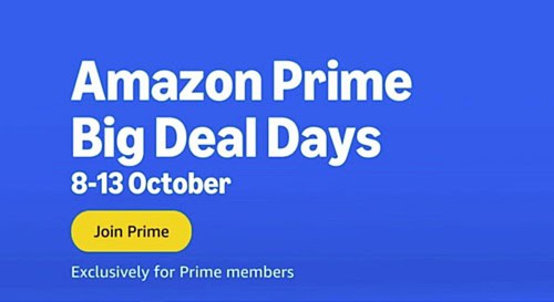 Amazon Prime Big Deal Days Returns to Singapore on 8 October to 13 October with Six Days of Incredible Savings for Prime Members