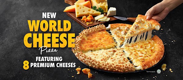 Set Out On An Expedition Around The World With The New Domino’s World Cheese Pizza