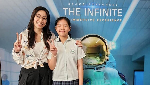 Embark on a Space Journey at Science Centre Singapore: Space Explorers: THE INFINITE – Meet Elizabeth Ng Ziqi, First Singaporean with a Song Broadcasted in Space, and Her Mother, Jesslyn Wong, Founder of Tabernacle Health Group (THG)