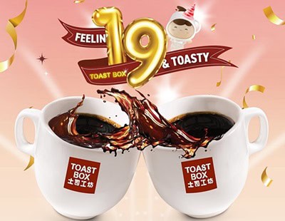 Raise a Toast: Toast Box Turns 19!