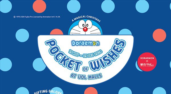 Doraemon Brings Holiday Magic to UOL Malls This Christmas