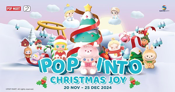 Suntec City Pops into Christmas Joy with Singapore’s First POP BEAN Christmas Celebration