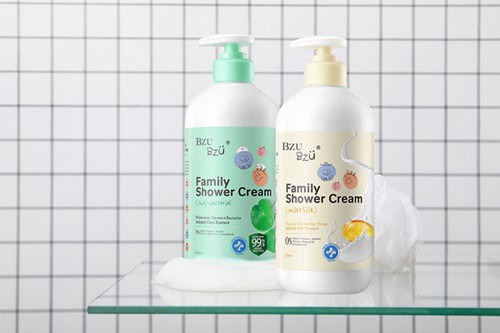 Wet, Lather and Rinse for Healthy Skin with BZU BZU’s Family Shower Cream Range