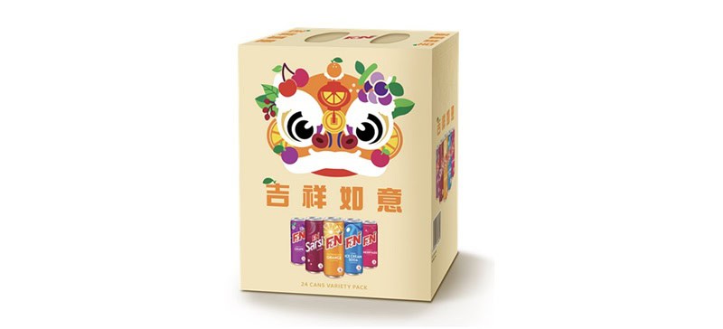 Usher in the festive spirit of Chinese New Year with the limited-edition F&N 24 Cans Variety Pack